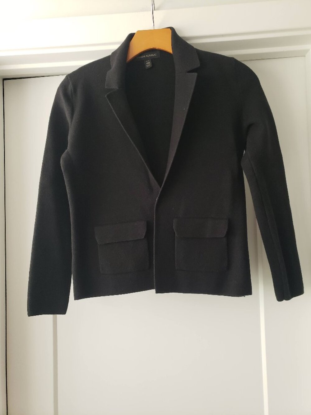 BANANA REPUBLIC KNIT SWEATER BLAZER SIZE XXS